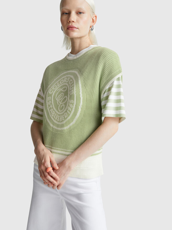 SLEEVELESS SWEATER Damen