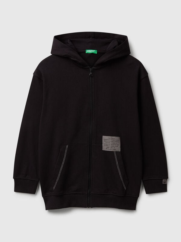 Oversize-Sweatshirt mit Reißverschluss Jungen