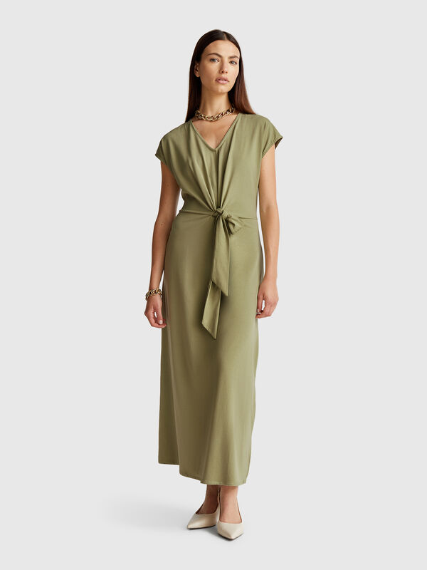 Kleid aus Stretch-Baumwolle Damen
