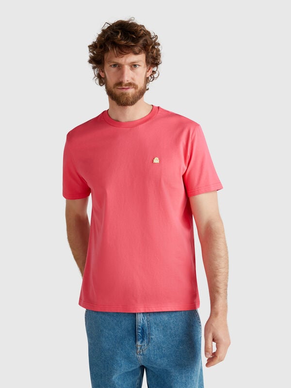 Basic-T-Shirt aus Baumwolle Herren