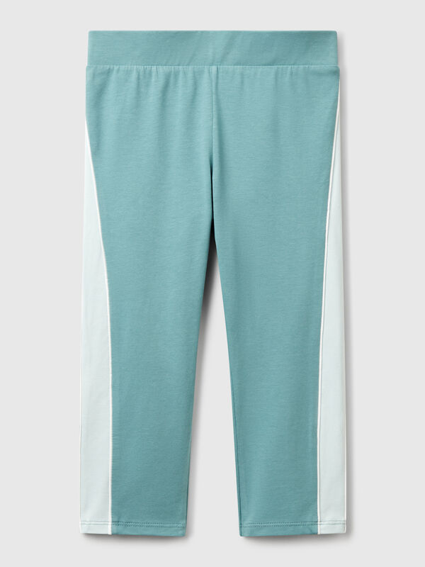 Sportleggings mit Paspelierung Mädchen