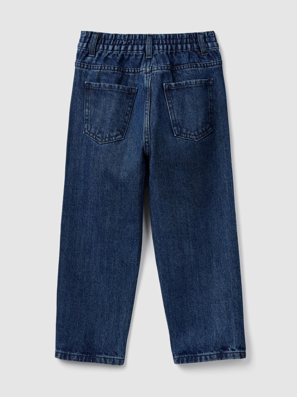 Hose aus Denim mit hohem Bund image number 2