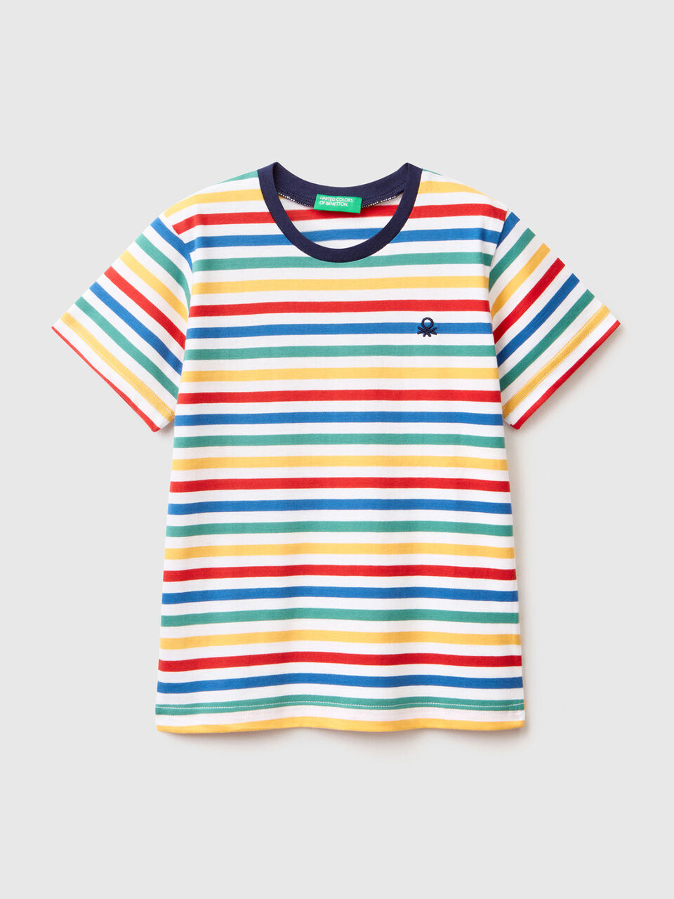 Gestreiftes Shirt aus Baumwolle image number 1