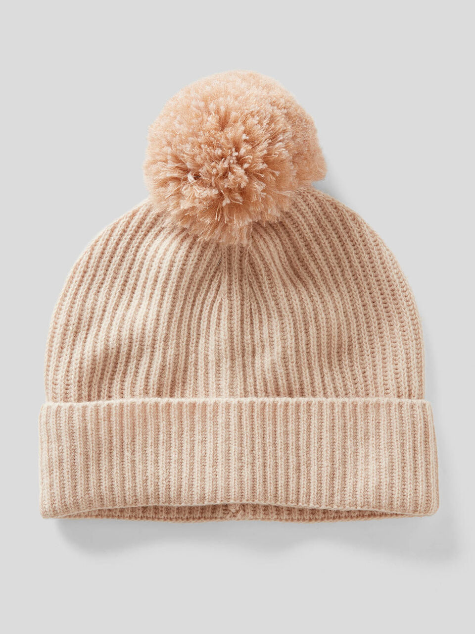 Mütze aus einer Wollmischung mit Pompon image number 1