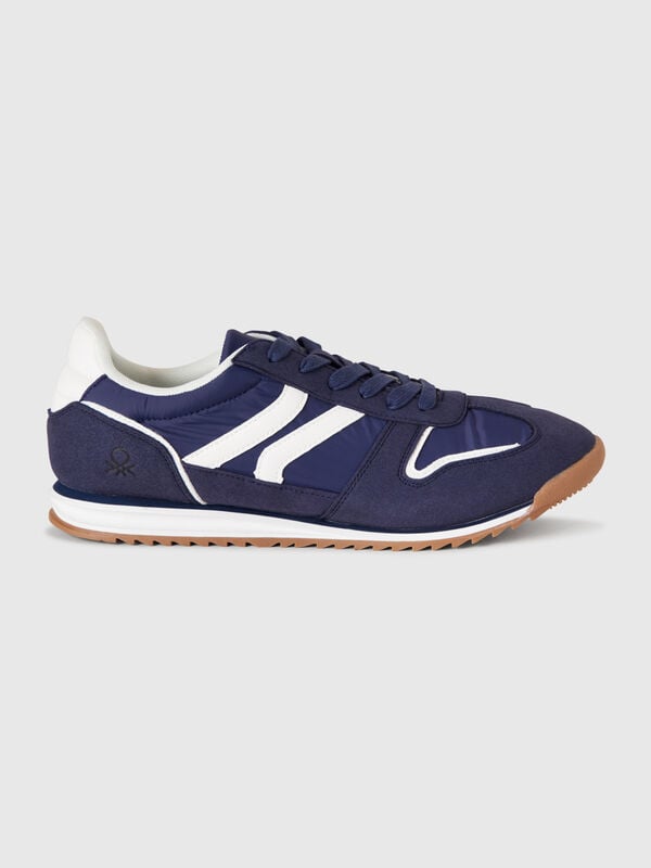 Low-Top-Sneaker in Wildlederoptik Herren