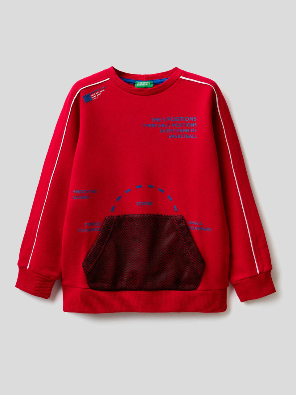 Sweatshirt aus Baumwolle mit Tasche vorne image number 1