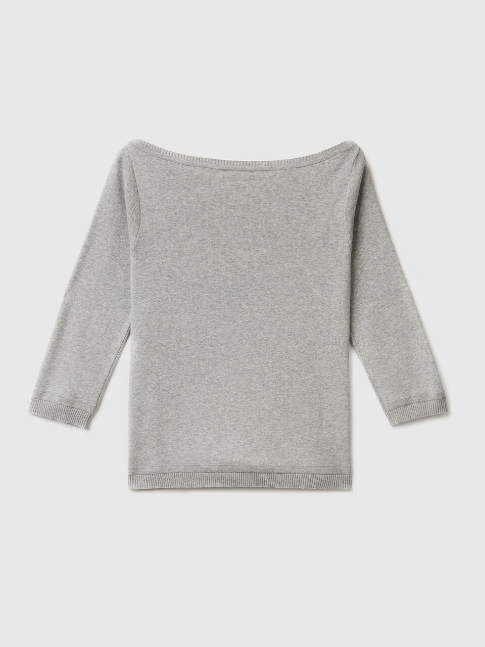 Pulli aus 100% Baumwolle mit U-Boot-Ausschnitt image number 2