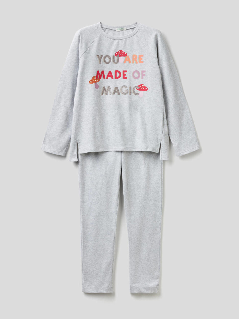 Pyjama in einer stretchigen Baumwollmischung mit warmer Haptik image number 1