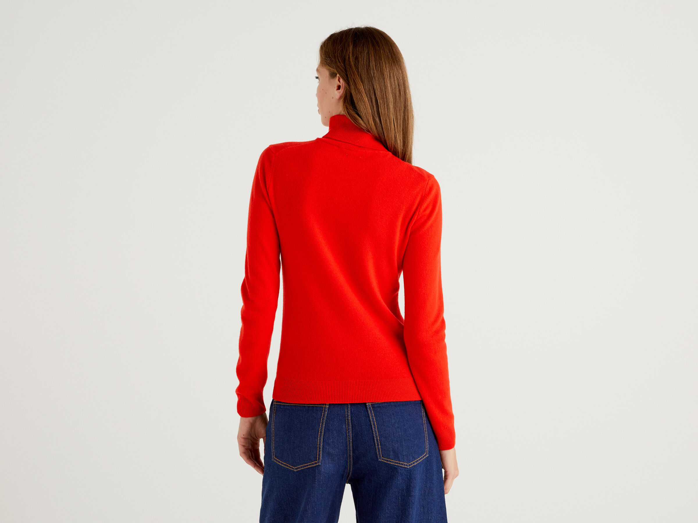 Rollkragenpullover aus reiner Schurwolle image number 2