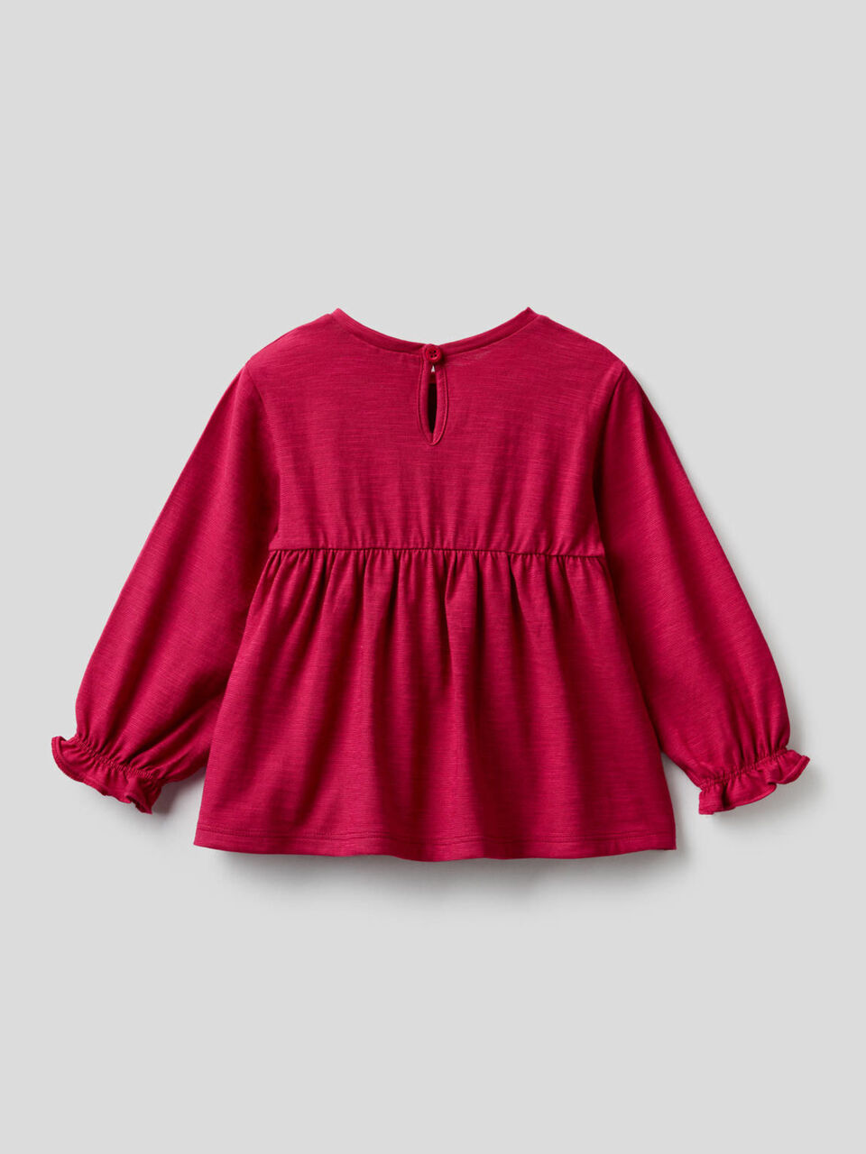 Bluse aus 100% Bio-Baumwolle mit Rüsche image number 2