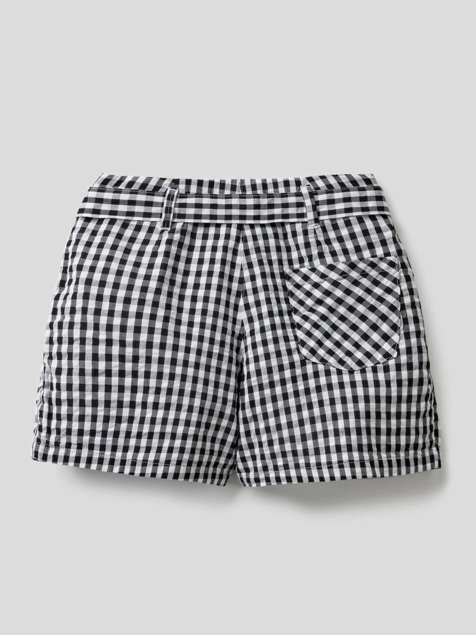 Shorts mit Vichy-Muster image number 2