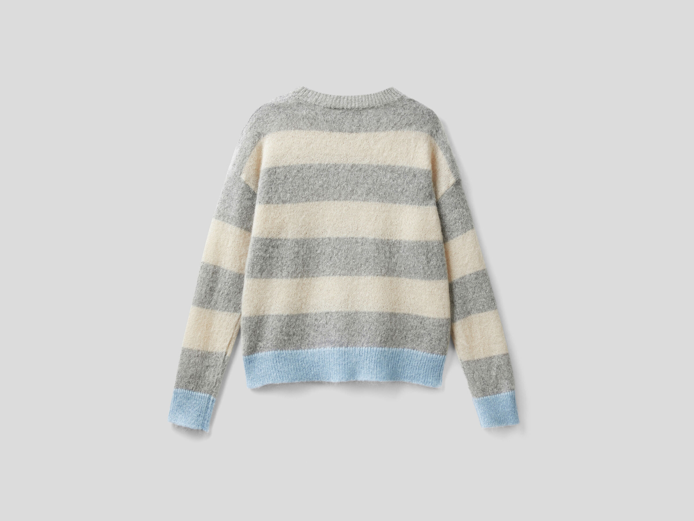 Gestreifter Pullover in einer Mohair-Mischung image number 5