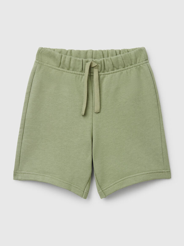 Bermudashorts aus Baumwollfleece Jungen