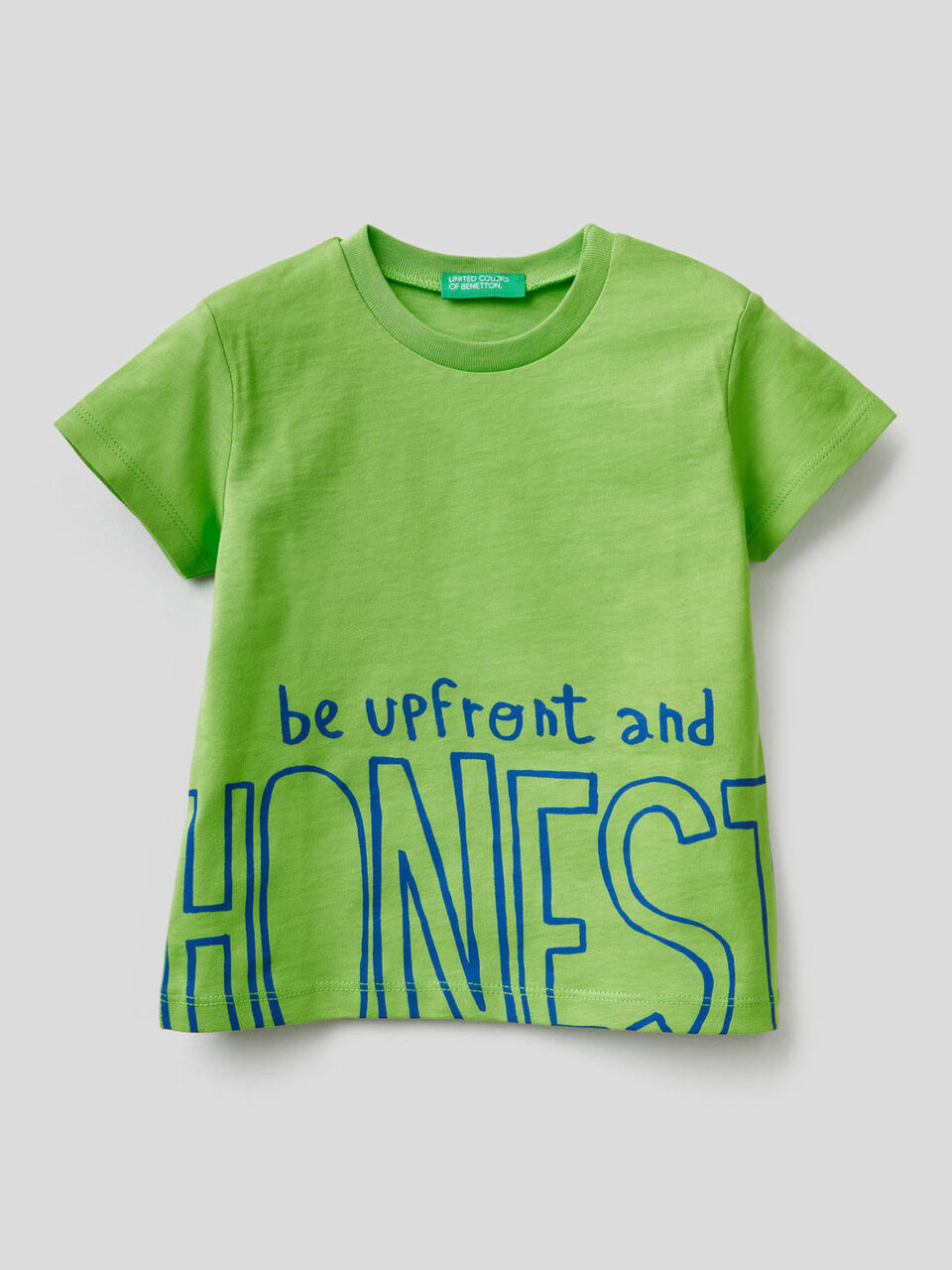 T-Shirt aus Baumwolle mit Slogan image number 1