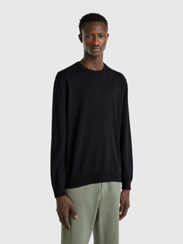 Pullover aus 100% Baumwolle mit Rundhalsausschnitt  Herren