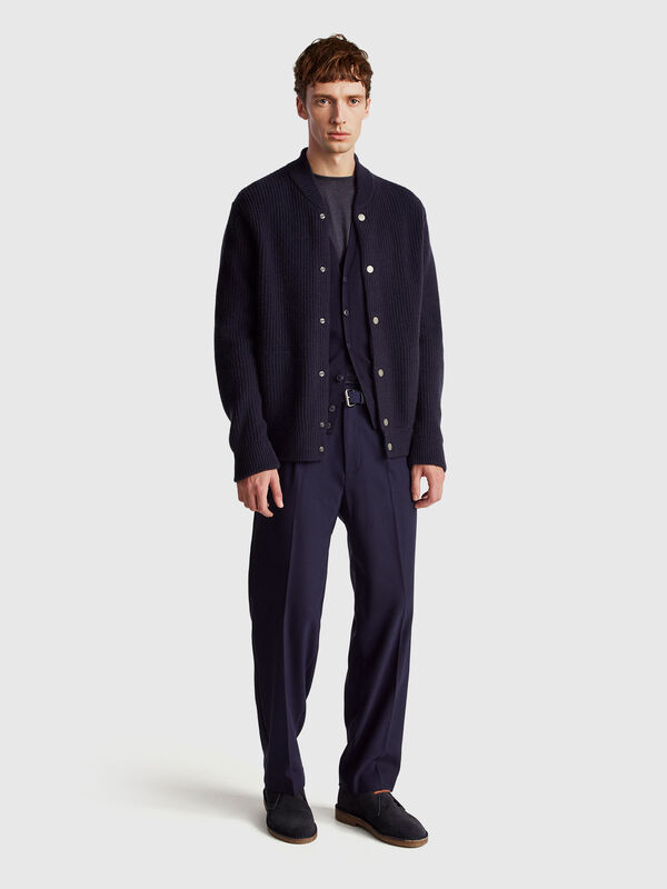 Strickjacke aus Wollmischung Herren