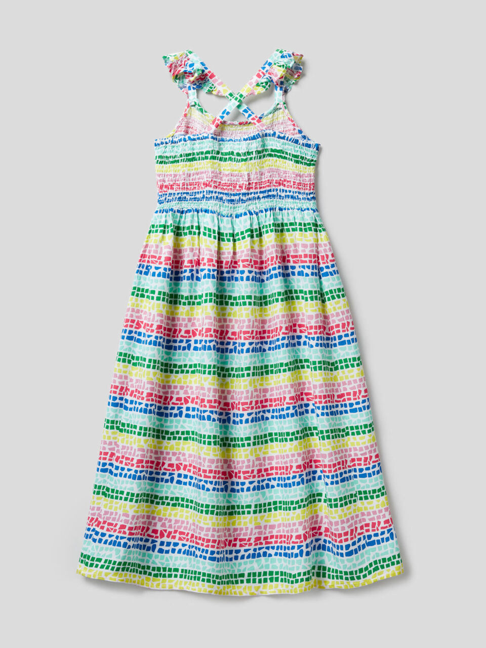 Fließendes Kleid mit Muster-Print image number 2