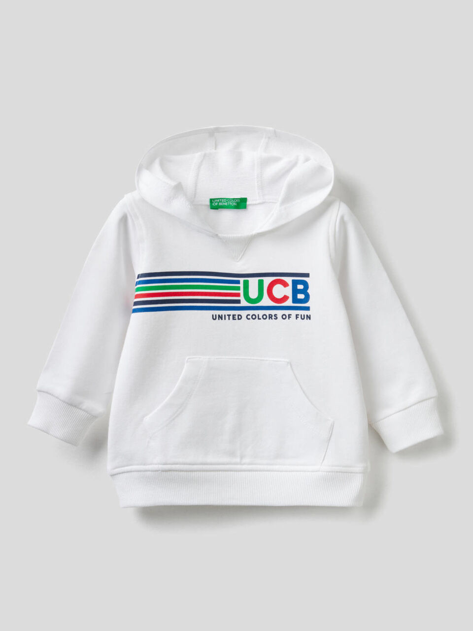 Sweatshirt aus stretchiger Baumwolle mit Kapuze image number 1