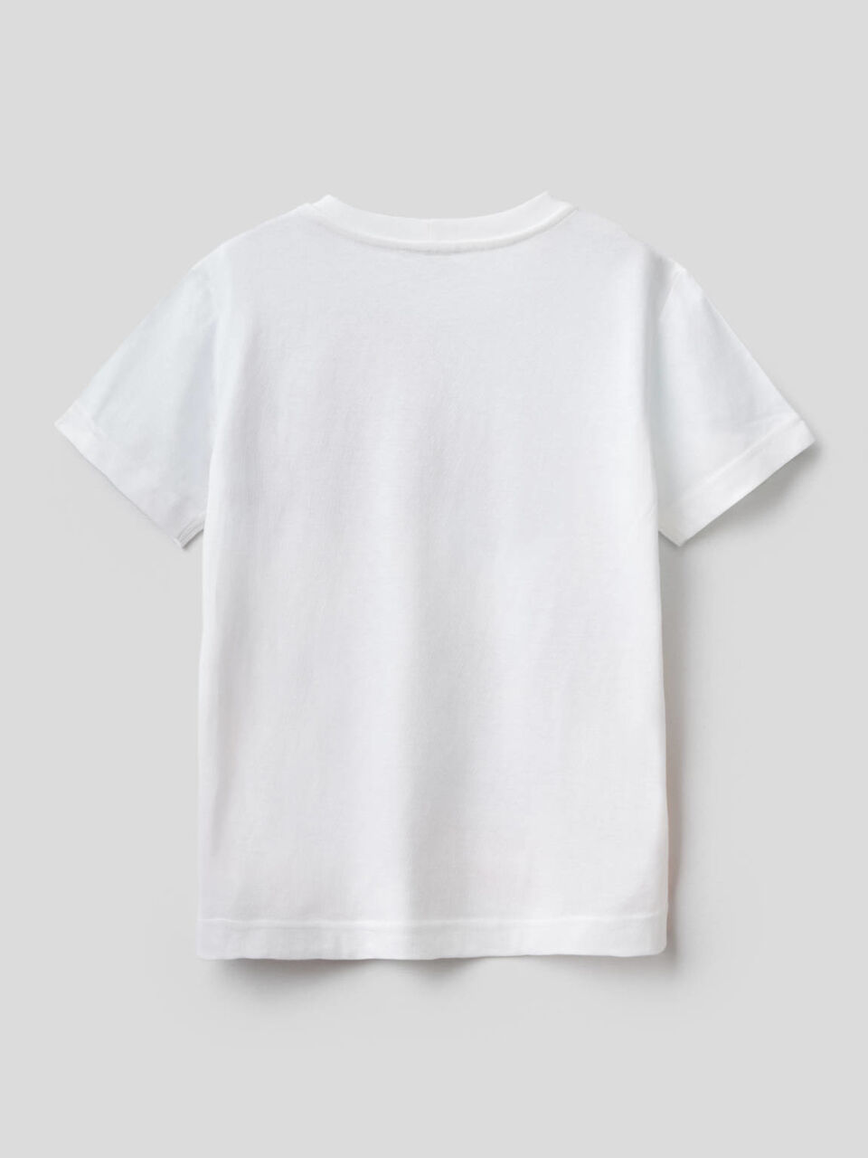 T-Shirt mit Einsatz aus bedrucktem Netzstoff image number 2