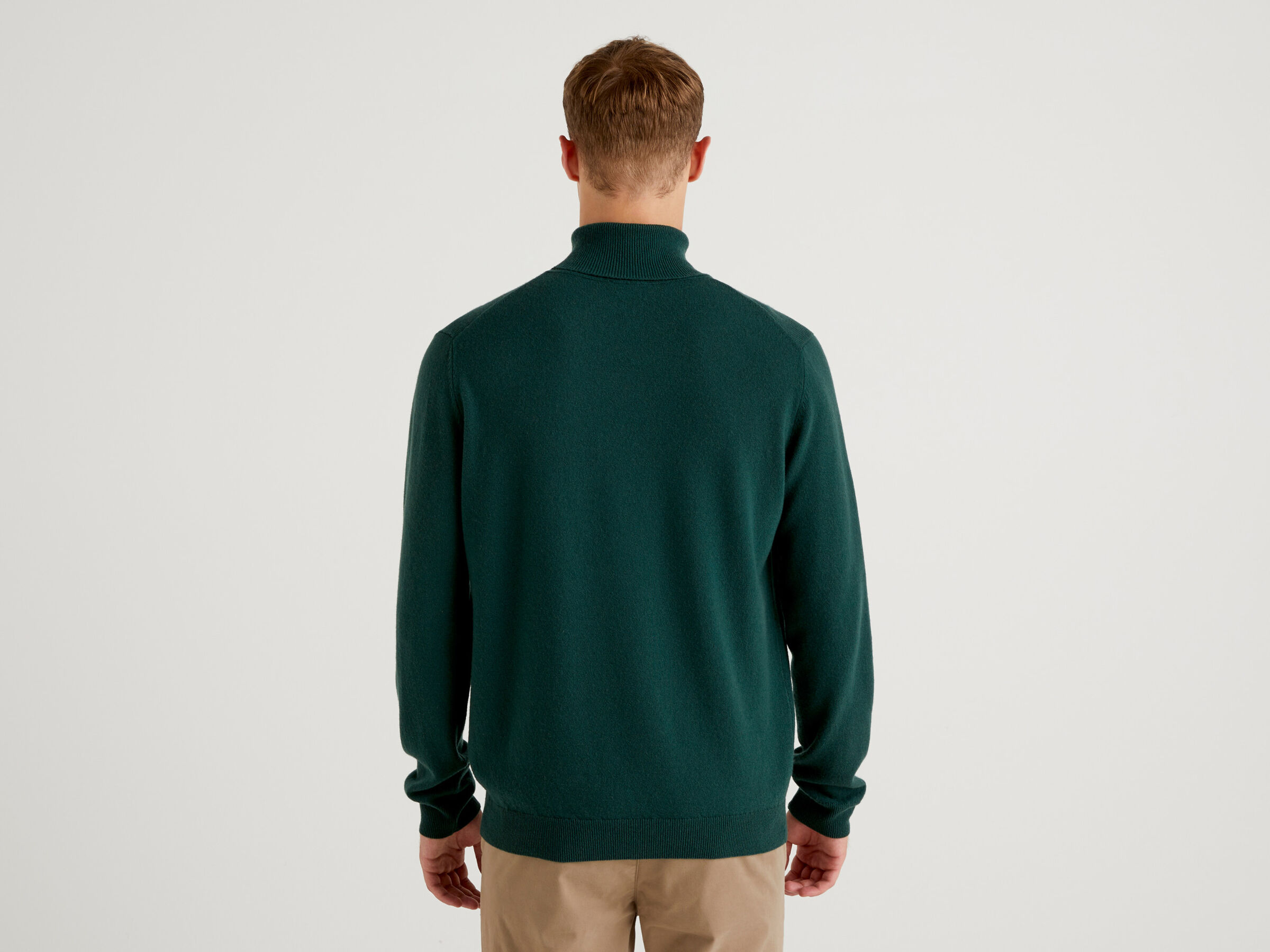 Rollkragenpullover aus reiner Schurwolle image number 2