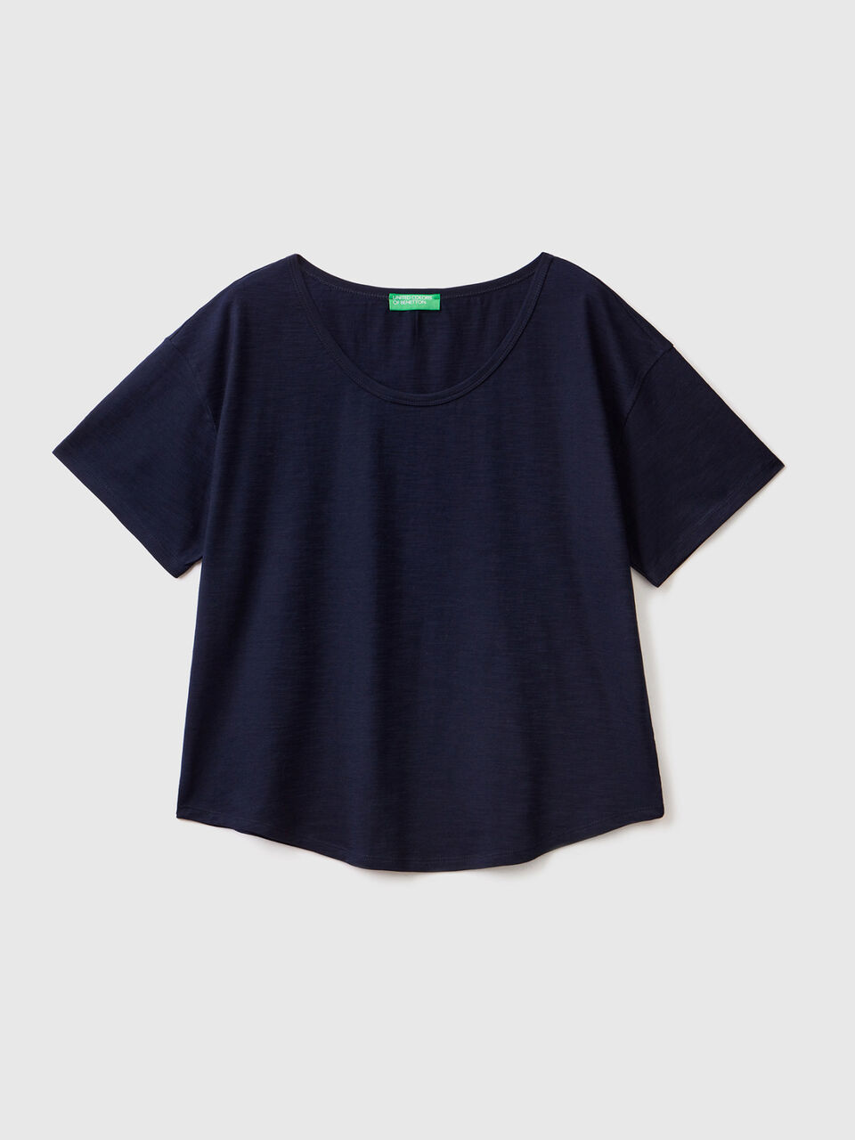 T-Shirt aus leichter Baumwolle mit kurzen Ärmeln image number 1