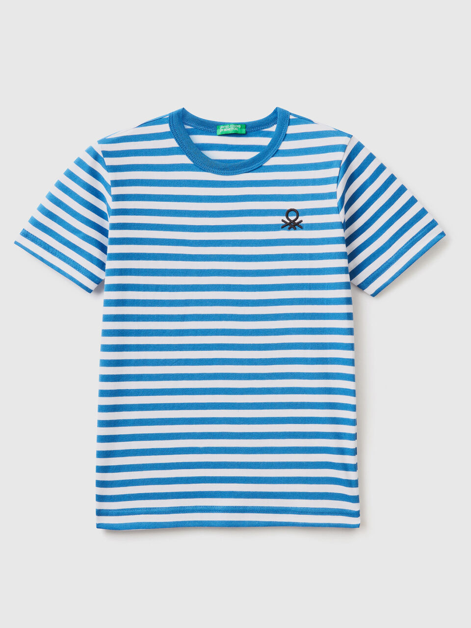 Gestreiftes Shirt in 100% Baumwolle image number 1