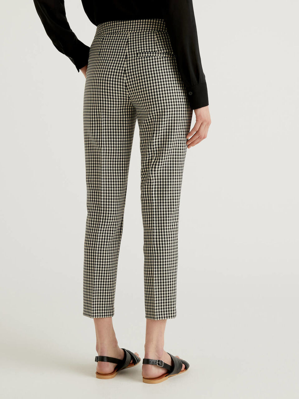 Hose mit Karomuster Damen image number null