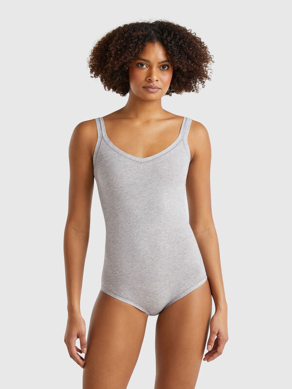 Superstretch-Body aus Baumwolle Damen