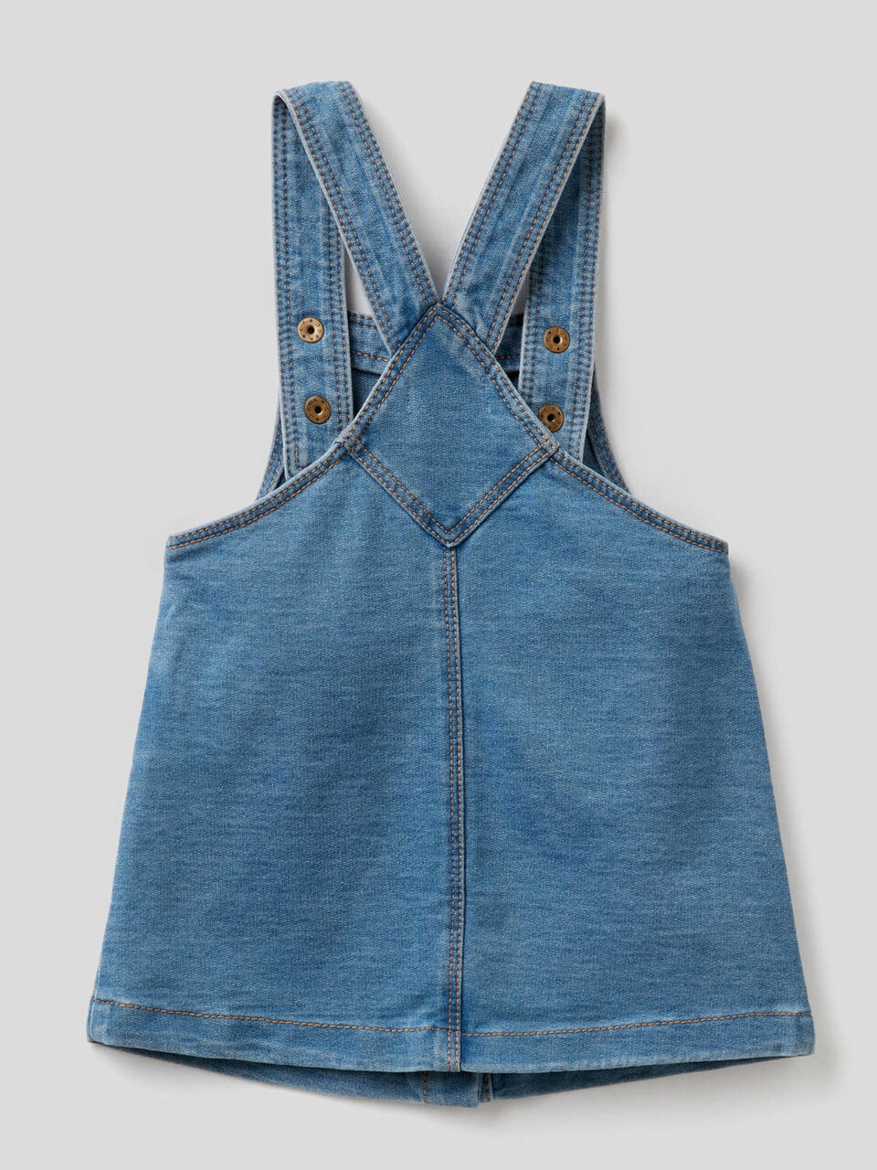 Latzrock mit Denim-Effekt image number 2