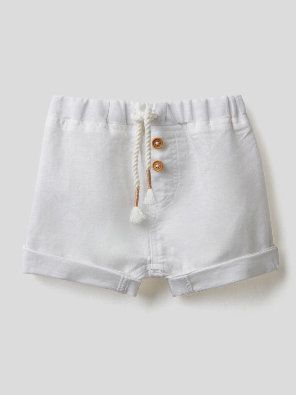 Shorts in einer Leinenmischung image number 1