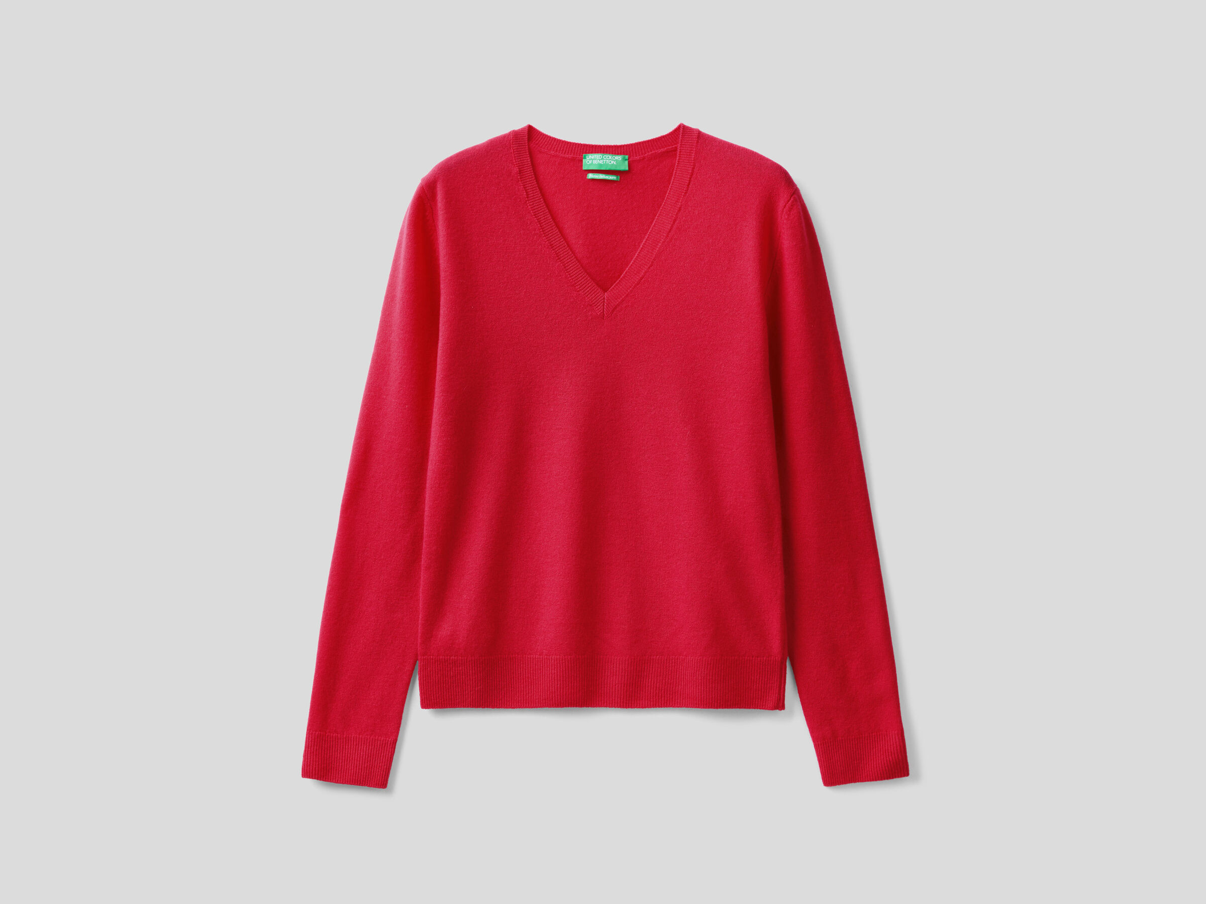 Pullover aus reiner Schurwolle mit V-Ausschnitt image number 4