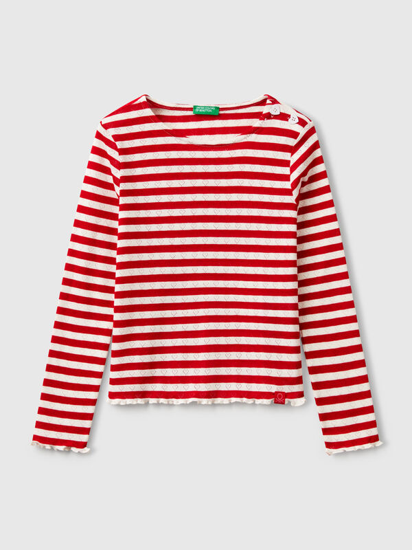 Gestreiftes T-Shirt Mädchen