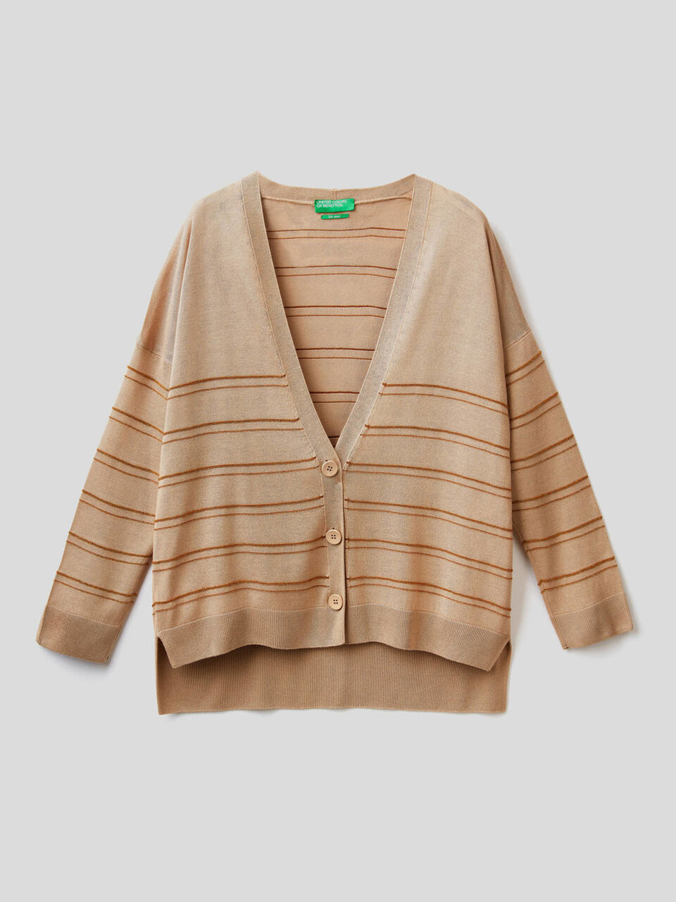 Strickjacke in einer Seidenmischung image number 1