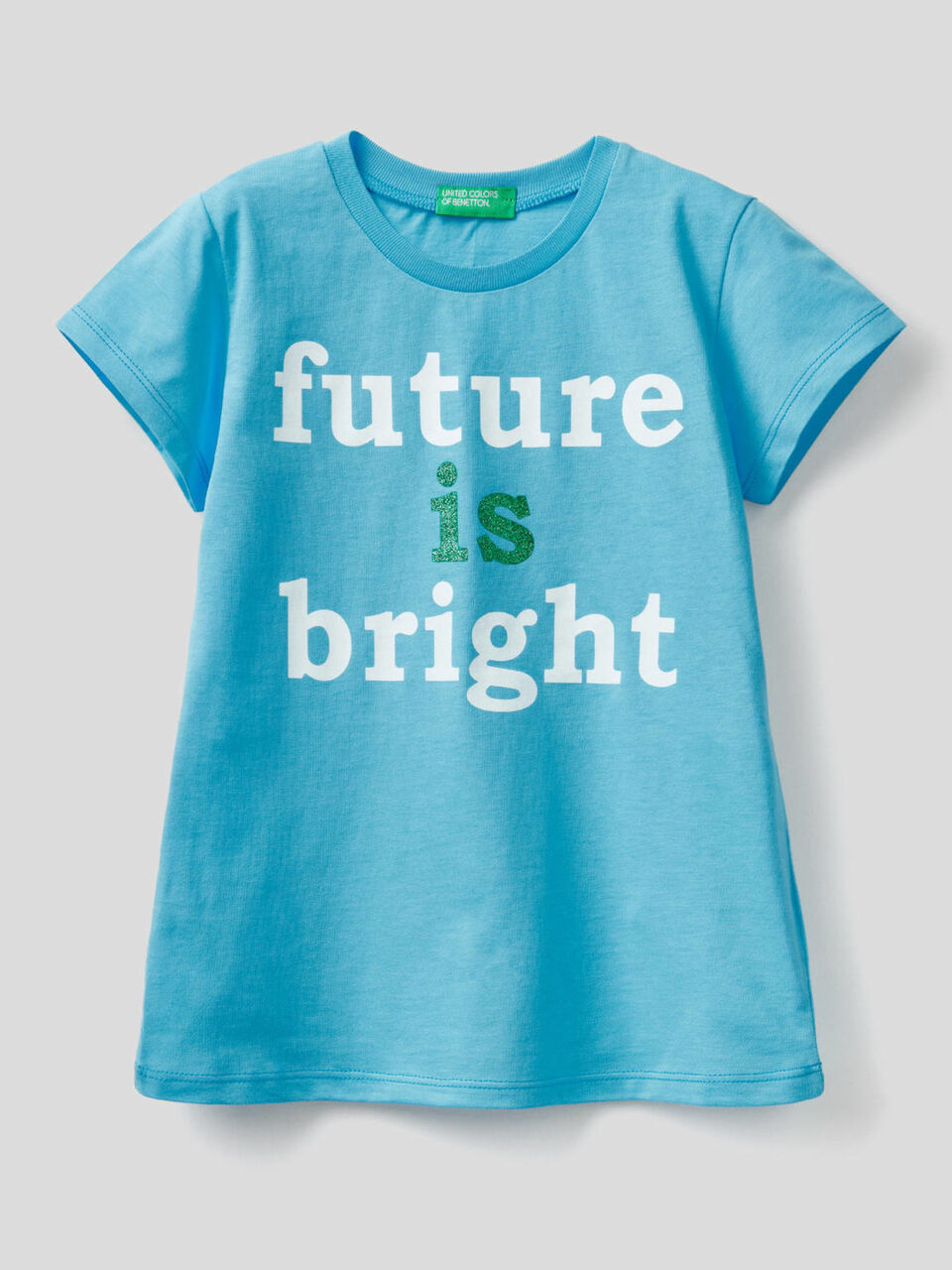 T-Shirt mit Glitterprint image number 1