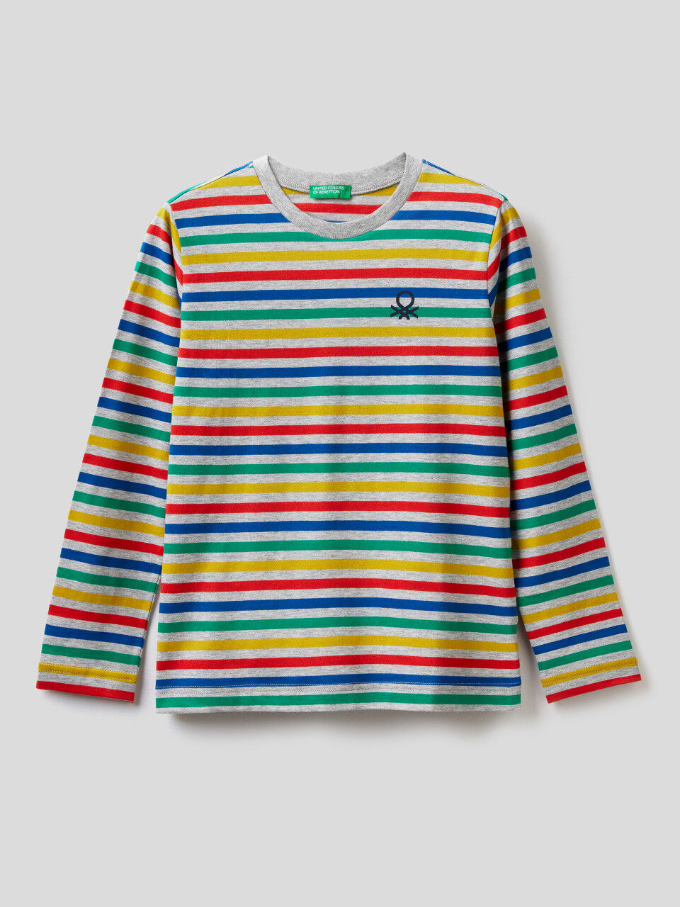 T-Shirt aus 100% Baumwolle mit Streifen