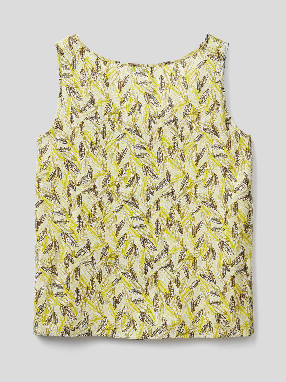 Weites Top mit Botanik-Print image number 2