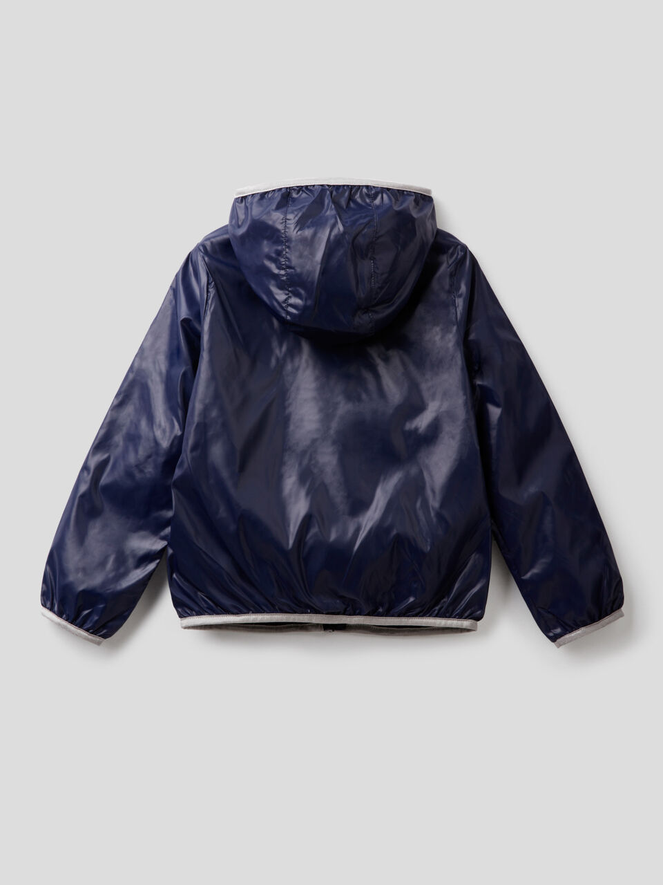 Jacke aus technischem Stoff mit Kapuze image number 2