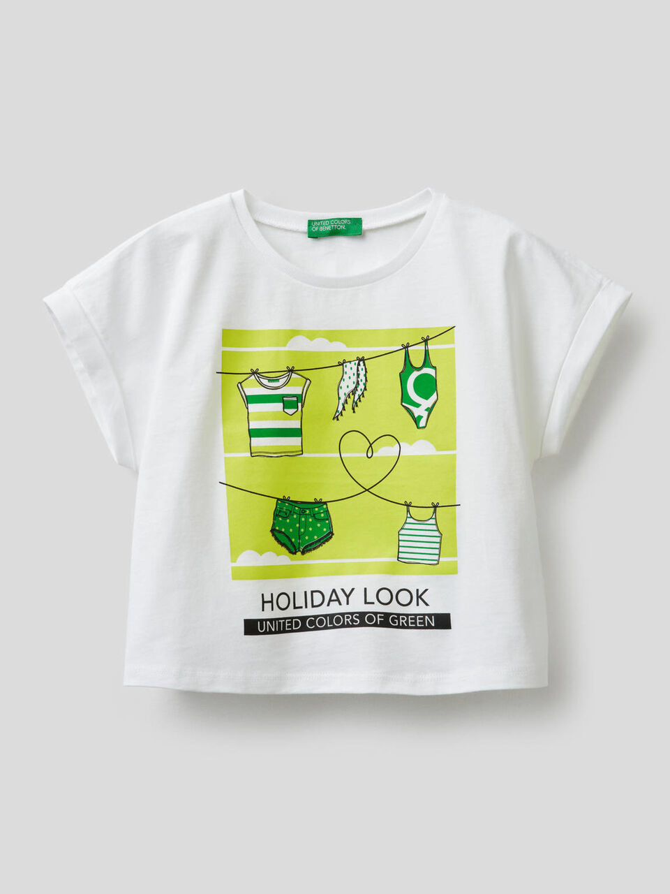 Boxy-T-Shirt mit Print image number 1