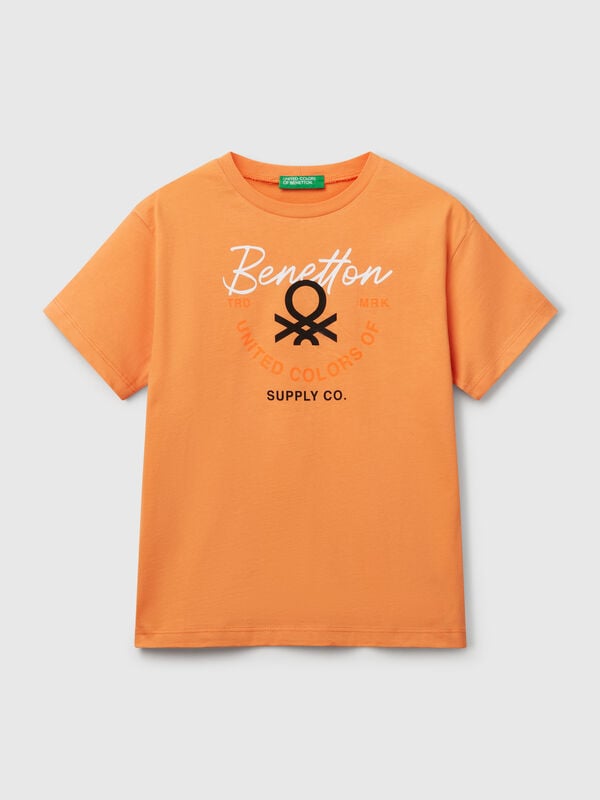 T-Shirt mit Logo Jungen