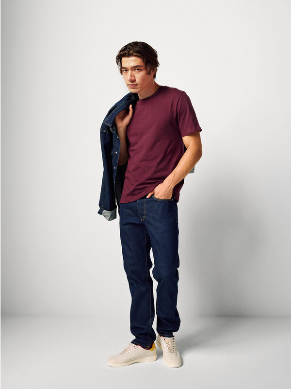 T-Shirt aus langstapeliger Baumwolle Herren