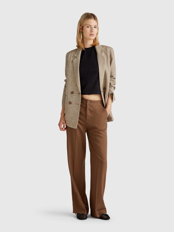 Hose aus reinem Lyocell Damen