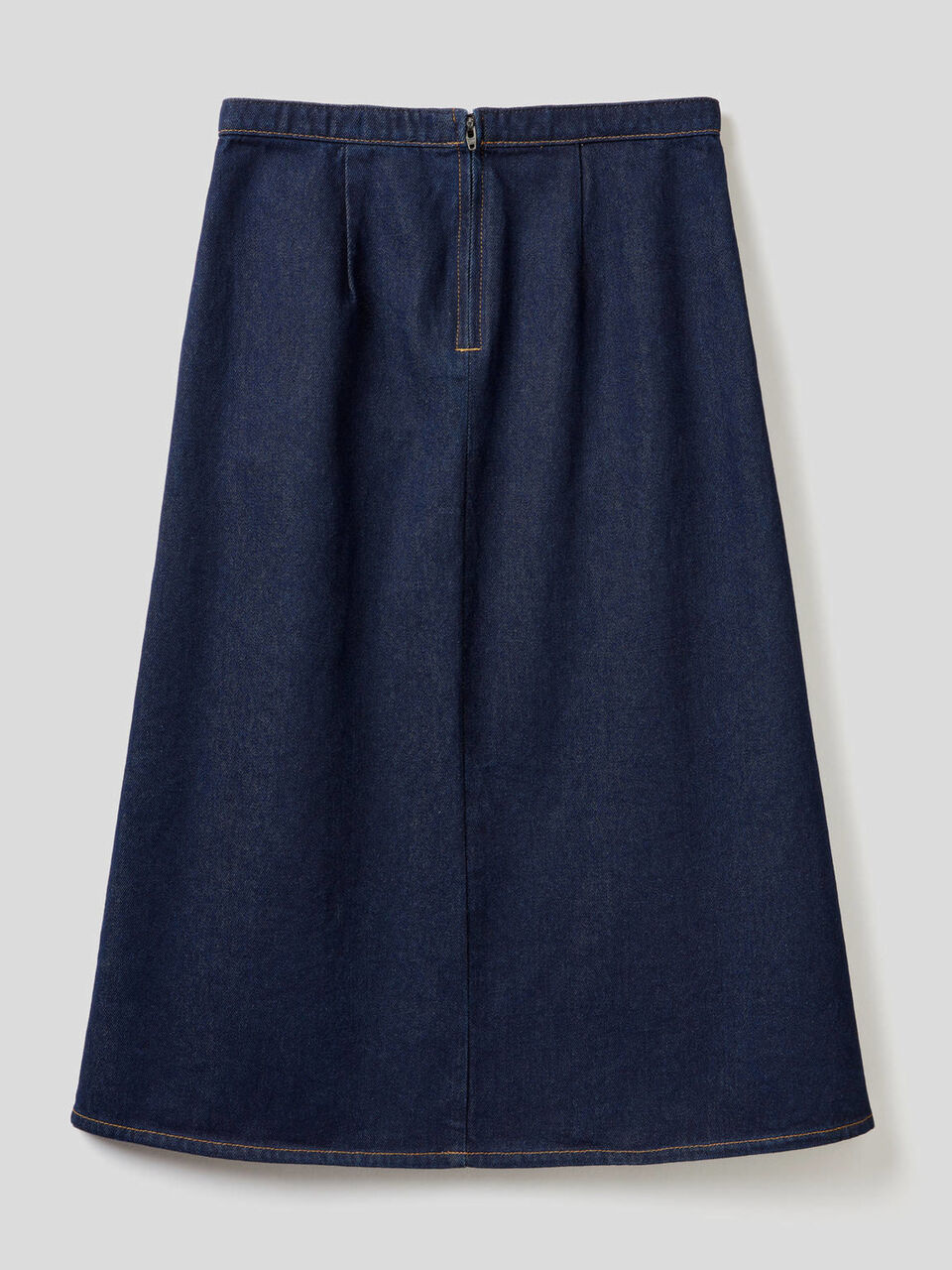 Midi-Rock aus Denim in 100% Baumwolle image number 2