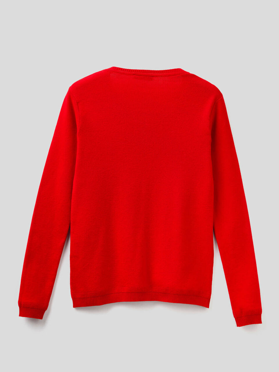 Strickjacke aus reiner % Baumwolle mit Rundausschnitt image number 2