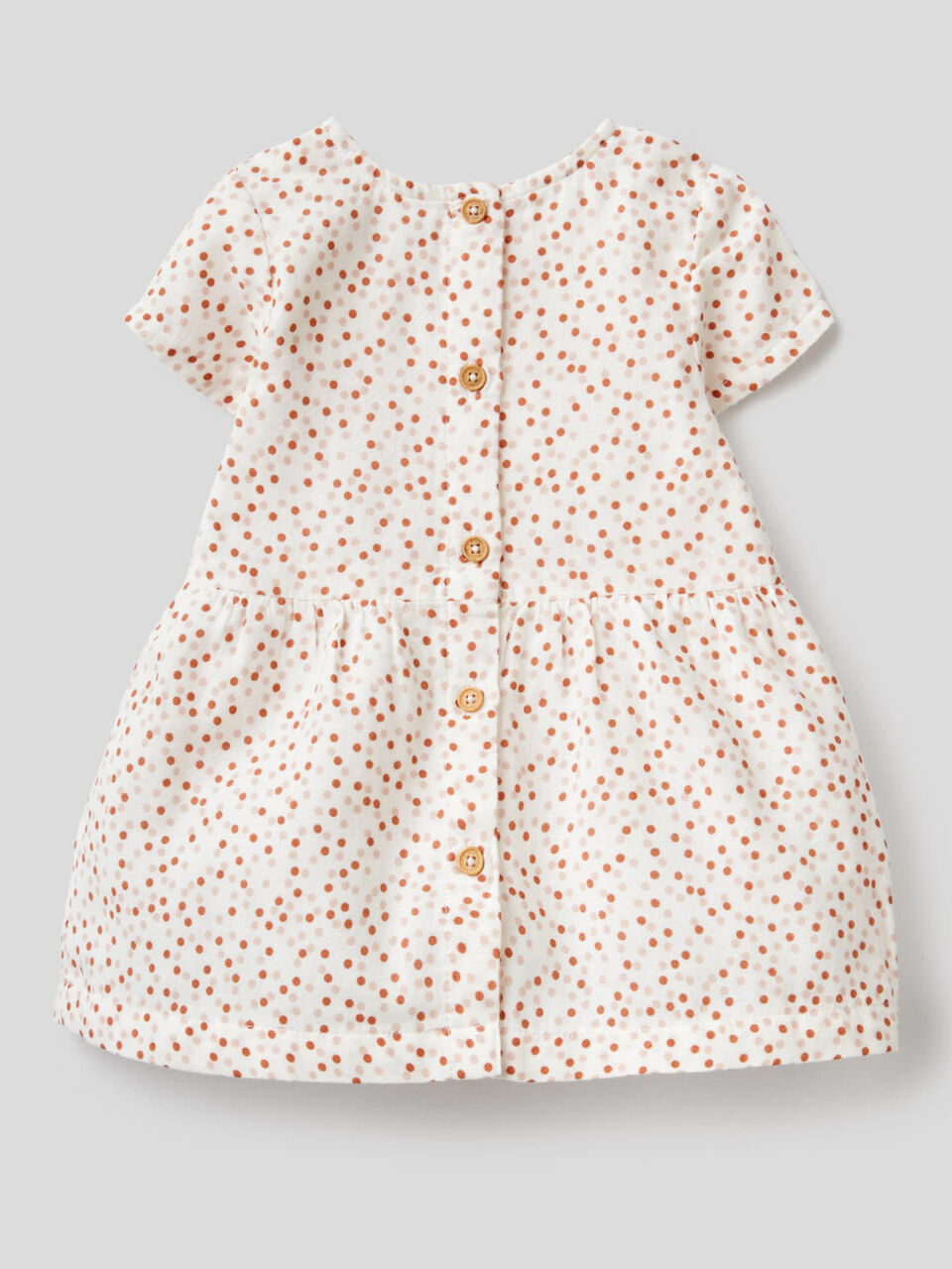 Kleid aus reiner Baumwolle mit Muster image number 2