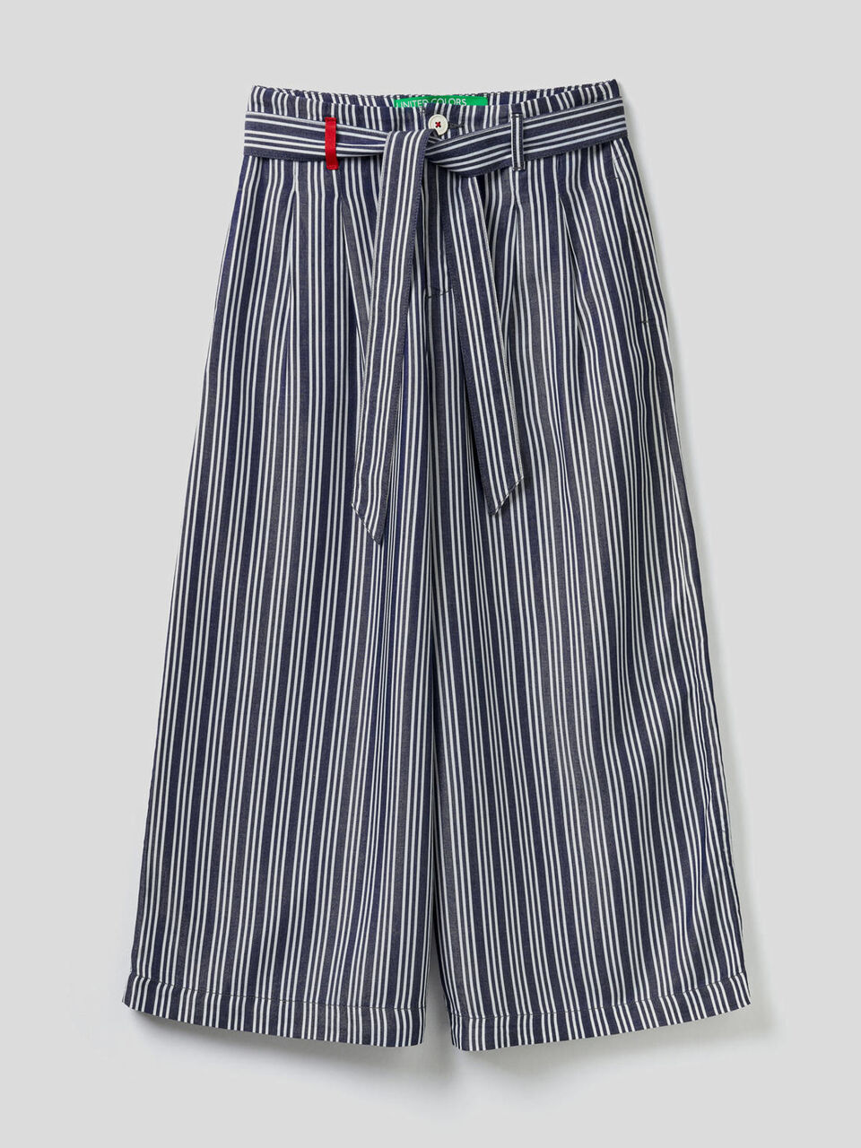 Weite Hose mit Gürtel Damen image number 1