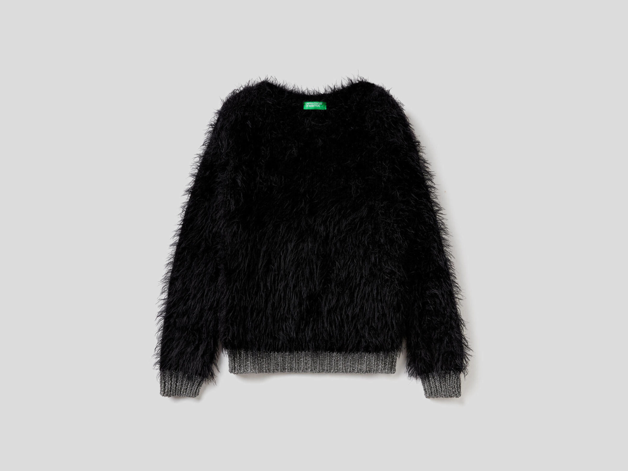 Pullover aus Langhaar-Garn image number null