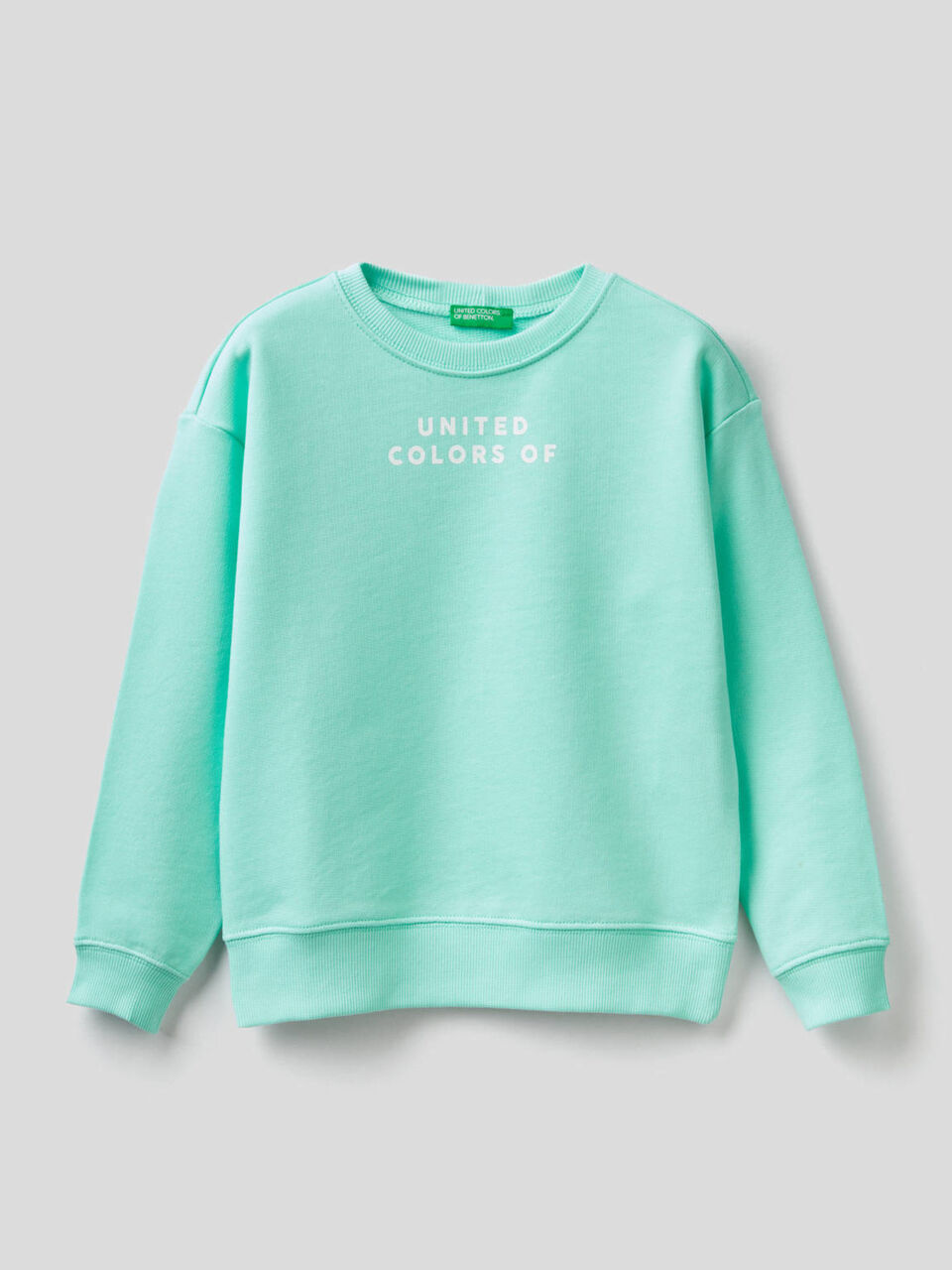 Sweatshirt aus reiner Baumwolle mit Print image number 1