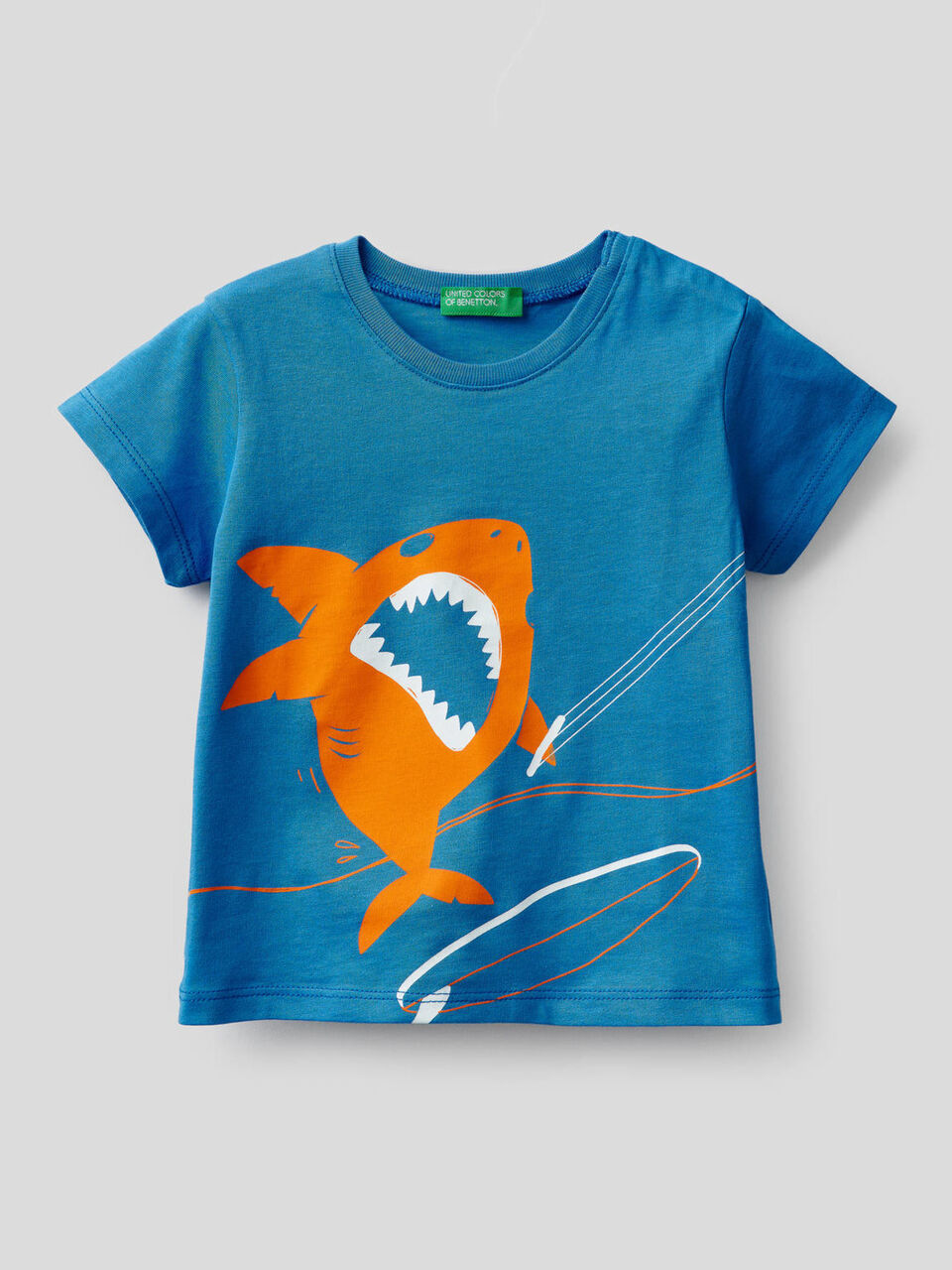 T-Shirt aus reiner Baumwolle mit Print image number 1