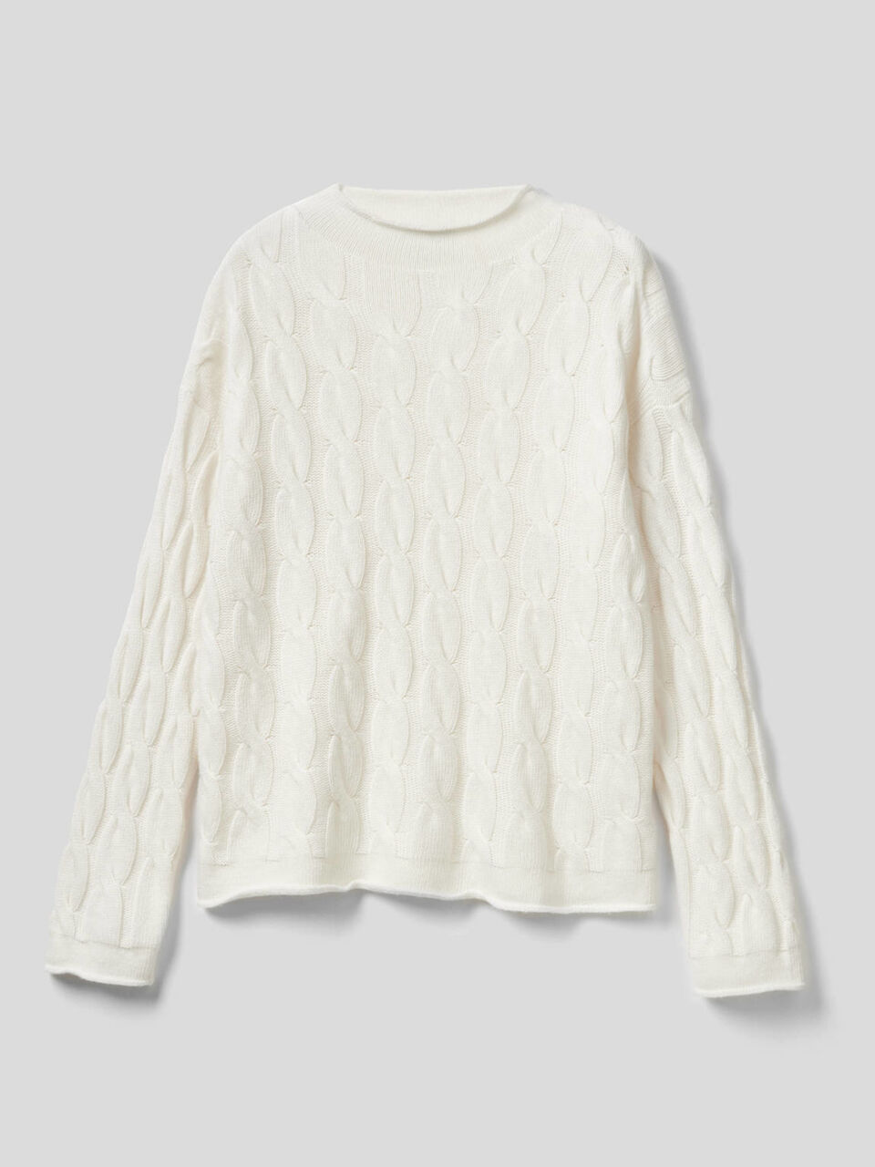 Pullover mit Flechtmuster image number 1