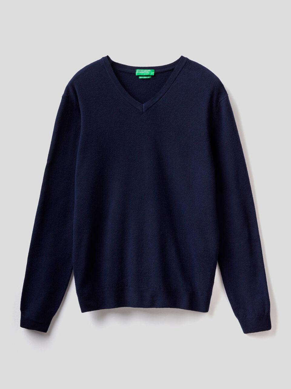 Pullover aus reiner Schurwolle mit V-Ausschnitt image number 1